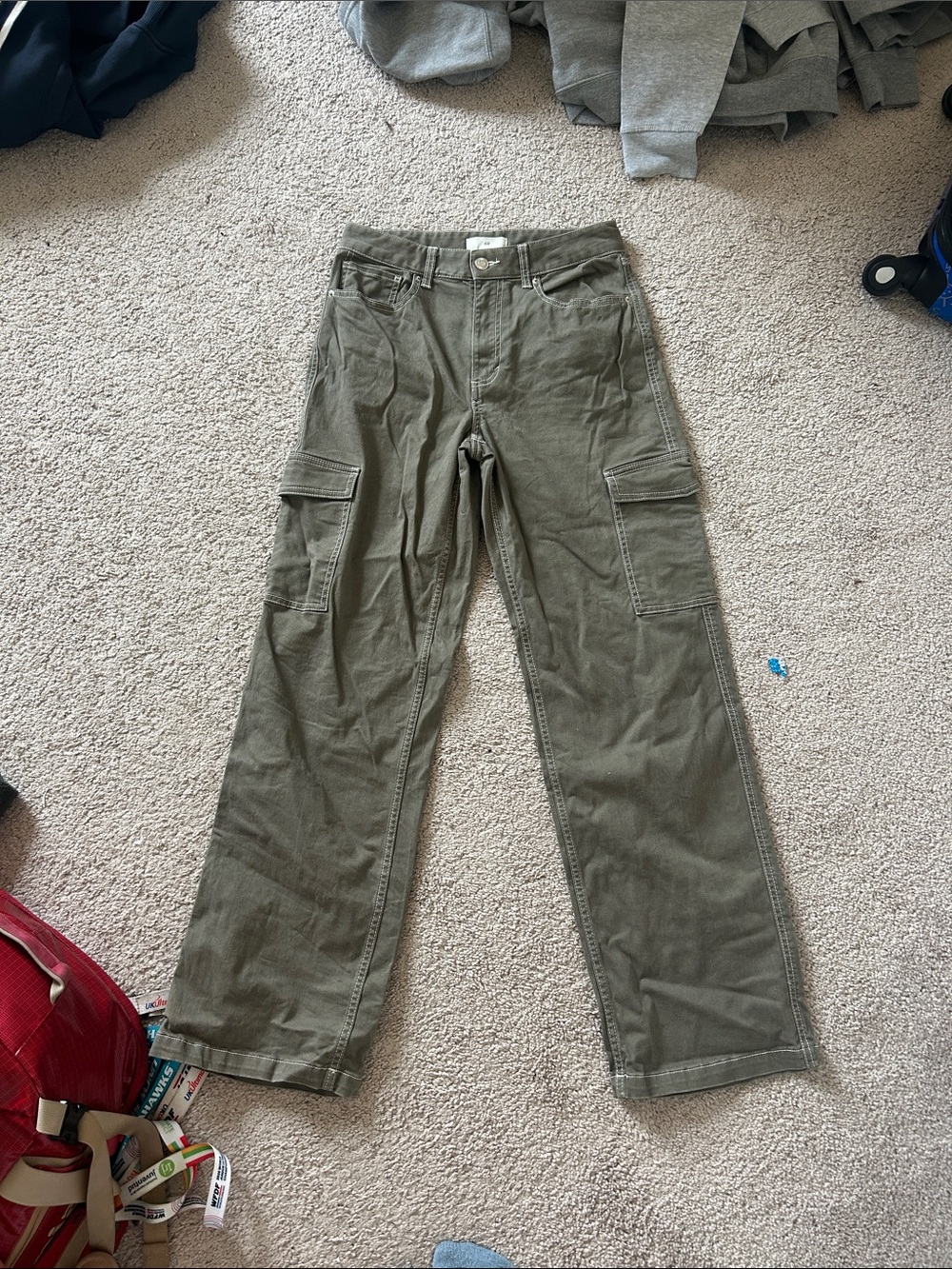 H&M Olive Green Cargo Pants